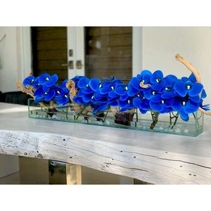 Blue Phalaenopsis Orchids Arrangement 🦋